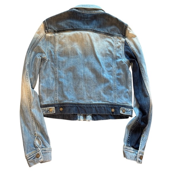 Madison Scotch/ Scotch & Soda Blue Jean Jacket Cropped Classic - Picture 4 of 5